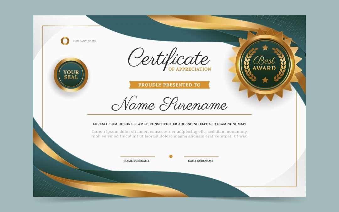 Jasa Desain Sertifikat Murah, Cepat dan Profesional