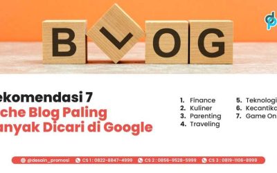 Rekomendasi 7 Niche Blog Paling Banyak Dicari di Google