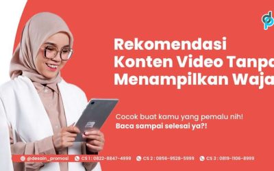 Rekomendasi Konten Video Tanpa Menampilkan Wajah