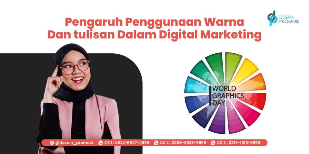 Pengaruh Penggunaan Warna dan Tulisan dalam Digital Marketing